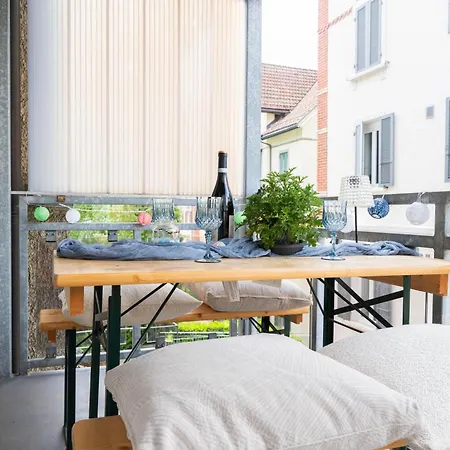Beyond Cozy, Coastal Design, Balkon & Parkplatz Lägenhet *